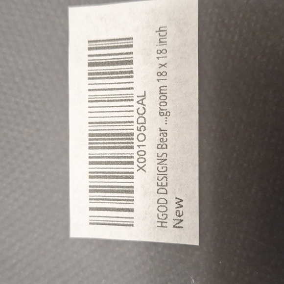 HGOD DESIGNS Throw Pillow Case Black Background Bear PAIR OF 2 - Picture 4 of 6